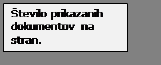 Text Box: Število prikazanih dokumentov na stran.